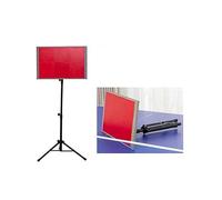 Tabla de rebote de tenis de mesa, entrenador de ping pong plegable al aire libre con 8 bolas de goma, equipo de autoentrenamiento para el hogar, gimnasio y escuela