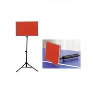 Tabla de rebote de tenis de mesa, entrenador de ping pong plegable al aire libre con 8 bolas de goma, equipo de autoentrenamiento para el hogar, gimnasio y escuela