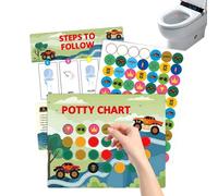 Tabla De Recompensa Para El Aprendizaje De La Limpieza,Herramienta Pedagógica Interactiva Portátil - Tabla De Pegatinas Para Limpieza | Para Niños Niñas Casa Viaje Habitación