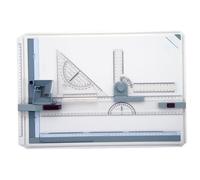 Tabla de redacción, ángulo ajustable A3 Tablero de dibujo con accesorios de movimiento paralelo Tabla de artesanía de arte para estudiantes artistas y arquitectos de ingenieros