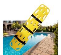 Tabla de rescate de emergencia, camilla flotante portátil con 3 cinturones de seguridad para socorristas