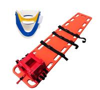 Tabla de rescate de emergencia con correas ajustables y reposacabezas para inmovilización en ambulancias y entornos deportivos