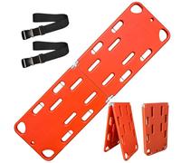 Tabla De Rescate De Emergencia De PláStico InmovilizacióN Plegable PortáTil, Camilla Tabla InmovilizacióN Con Correas, Capacidad Peso 350 Lb/159 Kg, Para Hospitales/Familias/Campos Deportivos(2-fold)