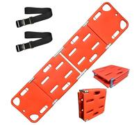 Tabla De Rescate De Emergencia De PláStico InmovilizacióN Plegable PortáTil, Camilla Tabla InmovilizacióN Con Correas, Capacidad Peso 350 Lb/159 Kg, Para Hospitales/Familias/Campos Deportivos(4-fold)