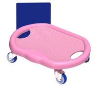 Tabla de rueda de ejercicio, equipo de entrenamiento de fuerza abdominal, tabla de entrenamiento silenciosa con alfombrilla antideslizante, rodillo de fitness portátil, fortalecedor muscular abdominal