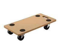 Tabla de Ruedas para Transporte MDF 580x290mm 250kg Plataforma rodante mudanza Tablero móvil Muebles