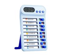 Tabla de rutina diaria, tabla de gestión del tiempo, horario de estudio para niños, tabla de tareas diarias, 7,5 x 12,5 cm para programar viajes y estudios