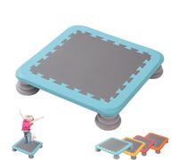 Tabla de salto cuadrada para niños, Tpoline sensorial antideslizante con base de EVA, capacidad de 150 kg, colchoneta de salto para interiores y exteriores para el equilibrio y la coordinación.