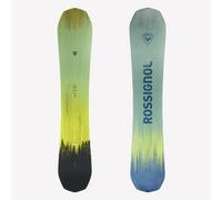 Tabla de snowboard Allmountain Mujer, ROSSIGNOL REVENANT Verde y Amarillo 162 cm