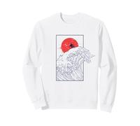 Tabla de Snowboard, japonés Vintage Sudadera