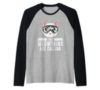 Tabla de Snowboard para Hombres, Mujeres, niños, Amantes del esquí, Esquiador de montaña Camiseta Manga Raglan