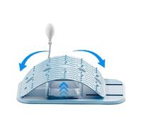 Tabla De Soporte Lumbar,Dispositivo de Tracción Ergonómico con Imán | Estirador De La Columna Lumbar Inferior,Para Hombros Cuerpo Músculo Oficina Casa Viaje Yoga Entrenamiento Silla Adultos Hombres Mu