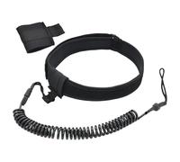 Tabla De Stand Up Paddle - correadeSurf Enrollada De 3 M, Cordón De Seguridad para Canoa Kayak, correadeCordón para Tabla De Surf, Cinturón con Mosquetón De Liberación Rápida | De Muñeca D