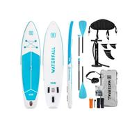 Tabla De Stand Up Paddle Waterfall 10.6 All In One Azul Pro (Incluye Respaldo Para Asiento + Adaptador De Pala A Remo)