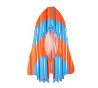Tabla de surf - Cojín de natación en forma de avión - Cojín de agua inflable portátil plegable tabla de surf para niños principiantes piscina