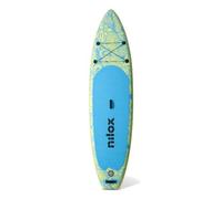 Tabla de surf de pala Nilox Waikiki inflable 2740 mm azul verde