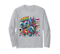 Tabla de Surf Graffiti Pop-Art Comic Book Splash Manga Larga