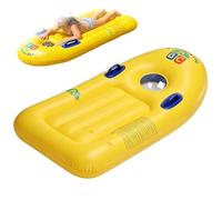 Tabla De Surf Hinchable para Niños | Bodyboard De Natación con Asas,Tabla De Surf Juguete Acuático - para Niños Playa Piscina Lago Toboganes Acuáticos Campamento Verano Vacaciones Viajes y Eventos