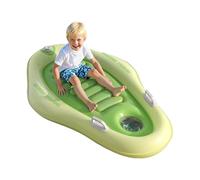 Tabla de surf inflable | Juguetes de natación portátiles ergonómicos de 46.06 pulgadas | Flotador de piscina para tabla de surf | Material grueso con bomba integrada y asas de seguridad, perfecto para