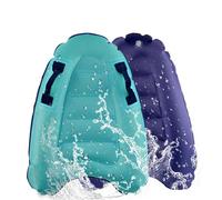 Tabla de Surf Inflable para Niños, Shyllin 70 x 55 x 12 cm Tabla de Bodyboard Hinchable con Asas, Tabla de Cuerpo Portátil, Aprender Estera Auxiliar para Playa Piscina Natación Deportes Acuáticos