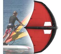 Tabla de surf inflable para windsurf y surf de alas, diseño portátil para un fácil transporte, ideal para entusiastas de los deportes acuáticos y de nieve