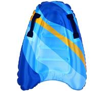 Tabla de Surf Inflable, Tabla de Cuerpo Inflable para niños de Surf de PVC de Alta flotabilidad con asa Azul a Rayas Impermeable a Prueba de Fugas portátil 28.4x20.5x5.9 inflables de Playa