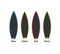 Tabla de Surf para Dedos Mini Tabla de Surf con Punta de Dedo Montar El Viento y Las Olas Juguetes para Niños Adultos Surfistas Patinadores Azul/Amarillo/Rojo/Verde