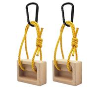 Tabla de Suspensión para Escalada 1 Par De Equipo De Dominadas De Madera