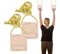Tabla de Suspensión para Escalada Portátil de Madera con Cordón | Montaje Para Puerta De Tablero para Atletas Principiantes Hombres Mujeres Gimnasio en Casa Apartamento Garaje Día de