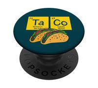 Tabla de Tacos periódicos Química Divertida PopSockets PopGrip Adhesivo