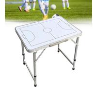 Tabla de tácticas de fútbol plegable, portapapeles magnético de entrenamiento, pizarra de entrenamiento de borrado en seco, aleación de aluminio portátil para planificación de estrategias