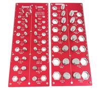 Tabla de tamaños de pernos,2 piezas medidor de alta resistencia,Herramienta para medir tornillos - Para mecánicos, cerrajería, artesanía, taller de automóviles, construcción de metal