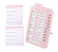 Tabla De Tareas Deslizantes - 8,46 Pulg ABS Papel | Planificador De Aprendizaje Infantil - Registra Tareas Diarias Y Mejora Gestión Del Tiempo Ideal Para Niños Y Responsabilidad