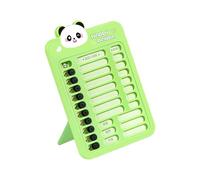 Tabla de tareas diarias para niños, horario visual educativo para gestión del tiempo y seguimiento de tareas, 15 x 23,2 cm, organizador visual de tareas para niños