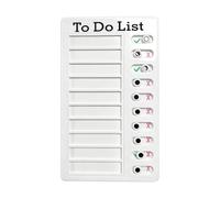 Tabla De Tareas Para Adultos: Tablero De Programación Deslizante Reutilizable, Tablero De Lista De Verificación Para Planificación De Tareas, Hogar, Escuela, Oficina, Aula, Niños Y Adultos