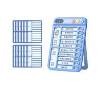 Tabla de tareas para niños, tabla de lista de verificación diaria portátil, tabla de tareas de autodisciplina, tabla de recordatorios para adultos, para el hogar, en la pared