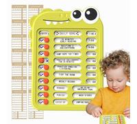 Tabla de tareas para niños, Tabla de rutinas para la hora de acostarse - de tareas para adultos,Desarrolle buenos hábitos con la lista de verificación Control deslizante Autodisciplina Tablero d