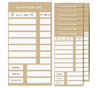Tabla de tareas - Tabla de tareas - Papel reutilizable para niños Hábito deslizante | Tablero de planificación de recompensas de registro de autodisciplina para el hogar, rutina de estudio y uso
