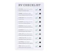 Tabla de tareas, tableros de notas, tablero de mensajes desmontable portátil, sensación cómoda, tabla de tareas de PVC para niños, aprender a planificar (LISTA DE VERIFICACIÓN PARA RV)