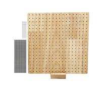 Tabla De Tejer De Ganchillo - Tablas De Agujeros De Madera Para El Hogar | Tablero De Bloqueo De Ganchillo Inodoro | Tapetes De Bloqueo Reutilizables Para Tejer Abuela Para Crochet | Suministros De Ar
