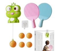Tabla de tenis - PP, entrenador de pong, diseño ajustable | Racket Ball Set, Indoor Outdoor Game For Adults And Children, Workout Practice, Home Exercise, Skill Development, Portable Use