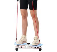 Tabla de torsión de cintura con bandas resistentes | Equipo de fitness de cuerpo completo, herramienta de modelado de núcleo para gimnasio, dormitorio, viajes, hogar