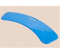 Tabla de transferencia con hoja deslizante tubular, dispositivo de asistencia deslizante para trasladar o personas mayores de silla de ruedas a cama, inodoro, bañera, coche (azul 31.5 x 8.25 pulgadas)
