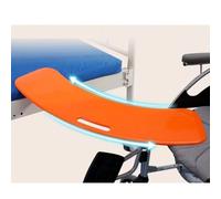 Tabla de transferencia con hoja deslizante tubular, dispositivo de asistencia deslizante para trasladar o personas mayores de silla de ruedas a cama, inodoro, bañera, coche (naranja, 80 x 21 cm)