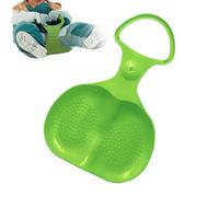 Tabla de trineo de nieve con asa, trineo de nieve, mango portátil, deslizador de nieve al aire libre, suministros deslizantes de invierno para la escuela, vacaciones, familia, niños, adultos