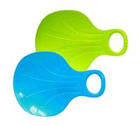 Tabla de Trineo de Nieve, Deslizador de Nieve de plástico, Asiento resbaladizo, Tabla de esquí de Trineo de Snowboard, 2 uds.