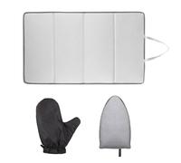 Tabla de Vapor - Rejilla de Vapor para Ropa de 68,07 cm, Tabla de vapo Plegable para Ropa, Taba de Soporte para vaorizador de ROA de Tela | Estera de vapoor Ligera con Guantes para Viaje, Traje, ca