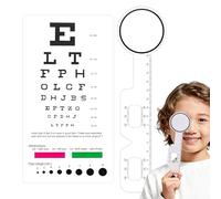 Tabla De Visual Estándar | PVC Estándar,Tabla De Pared Para Examen Visual,Decoración De Pared Para Aula Escuela Hogar Sala De Estar Estudiantes Niños Y Adultos