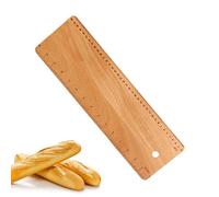 Tabla de voltear pan, sartén de madera para baguette, cáscara de transferencia de baguette, accesorios para hornear, madera maciza ligera para pan francés, galletas, pizza, pasteles, masa para