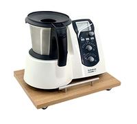 Tabla Deslizante, Base con ruedas, Plataforma compatible con TAURUS MYCOOK. Sirve para todos los modelos. Medidas 30 x 40. Mod madera